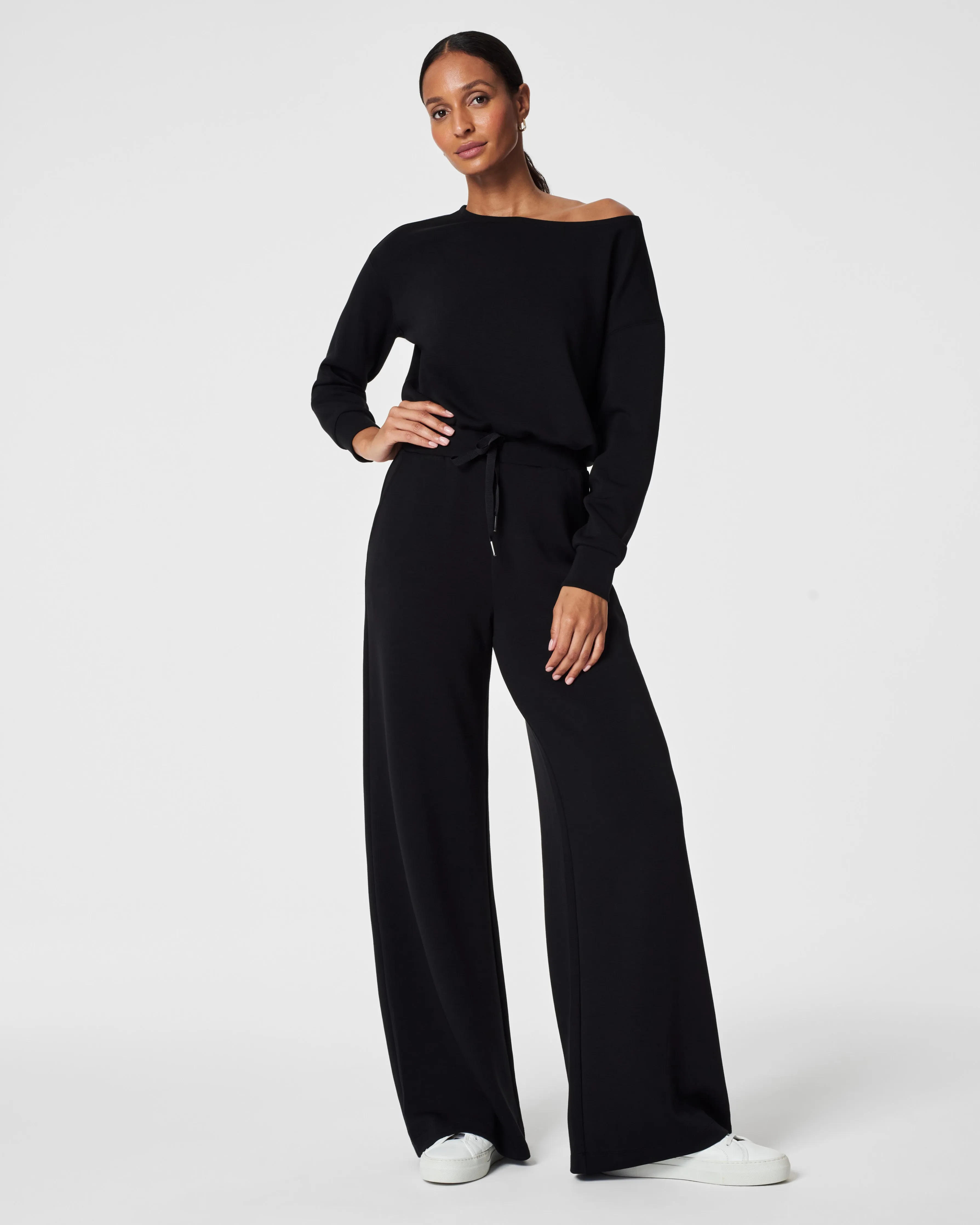 Chic Off-Shoulder AirEssentials Jumpsuit for Effortless Style and Comfort