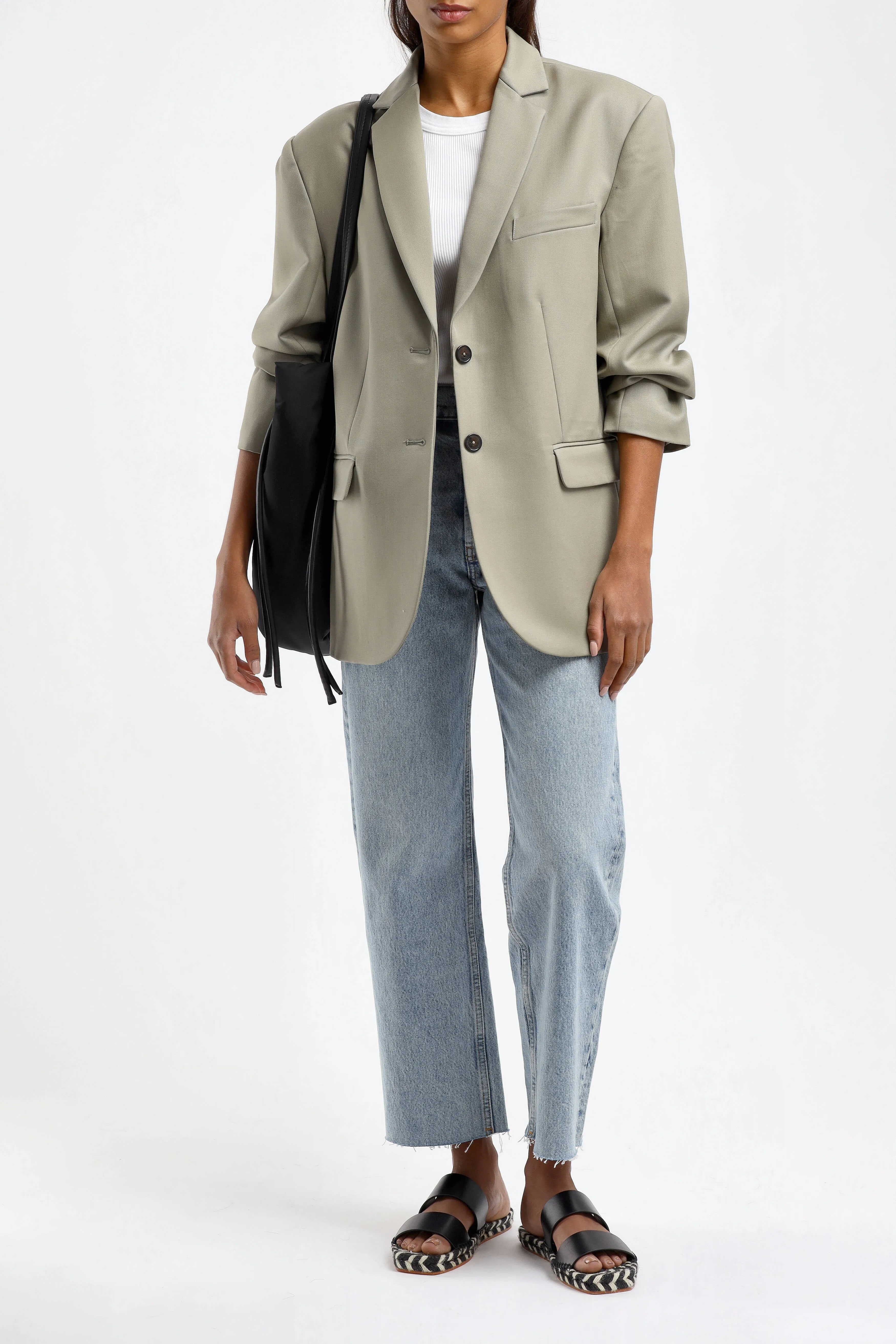 Blazer Quinn in Green Khaki