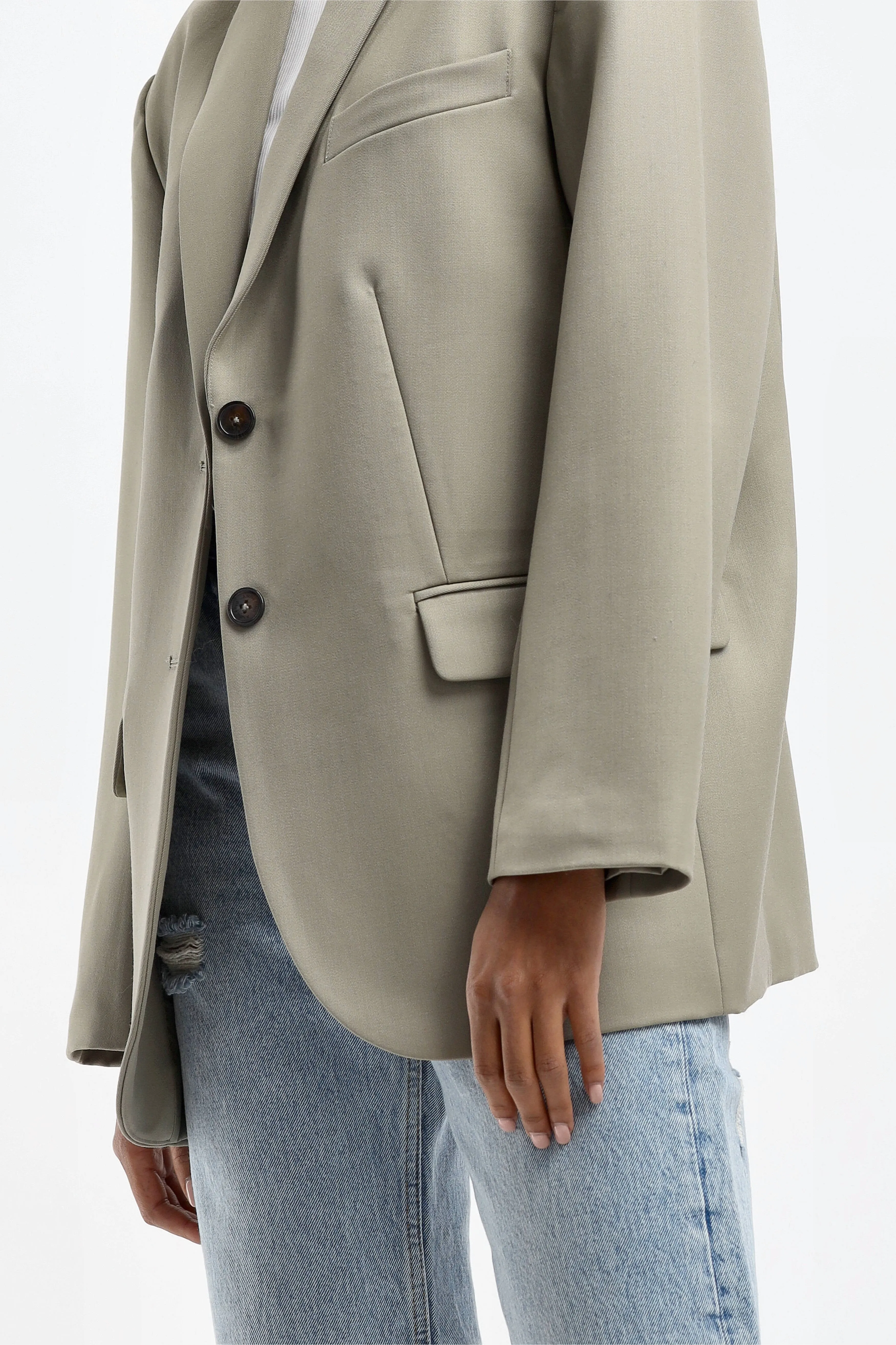 Blazer Quinn in Green Khaki
