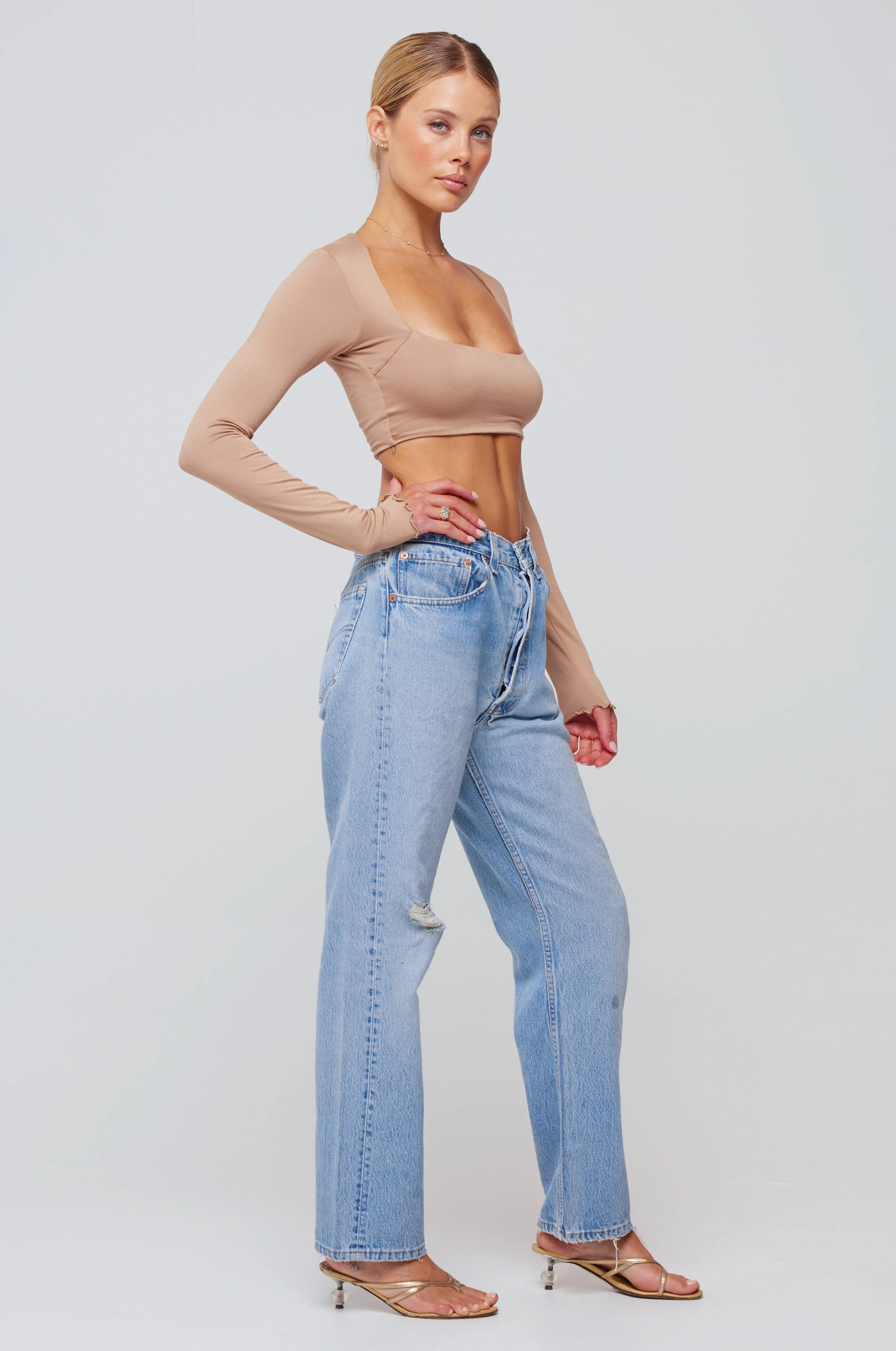 Emily Top in Nude