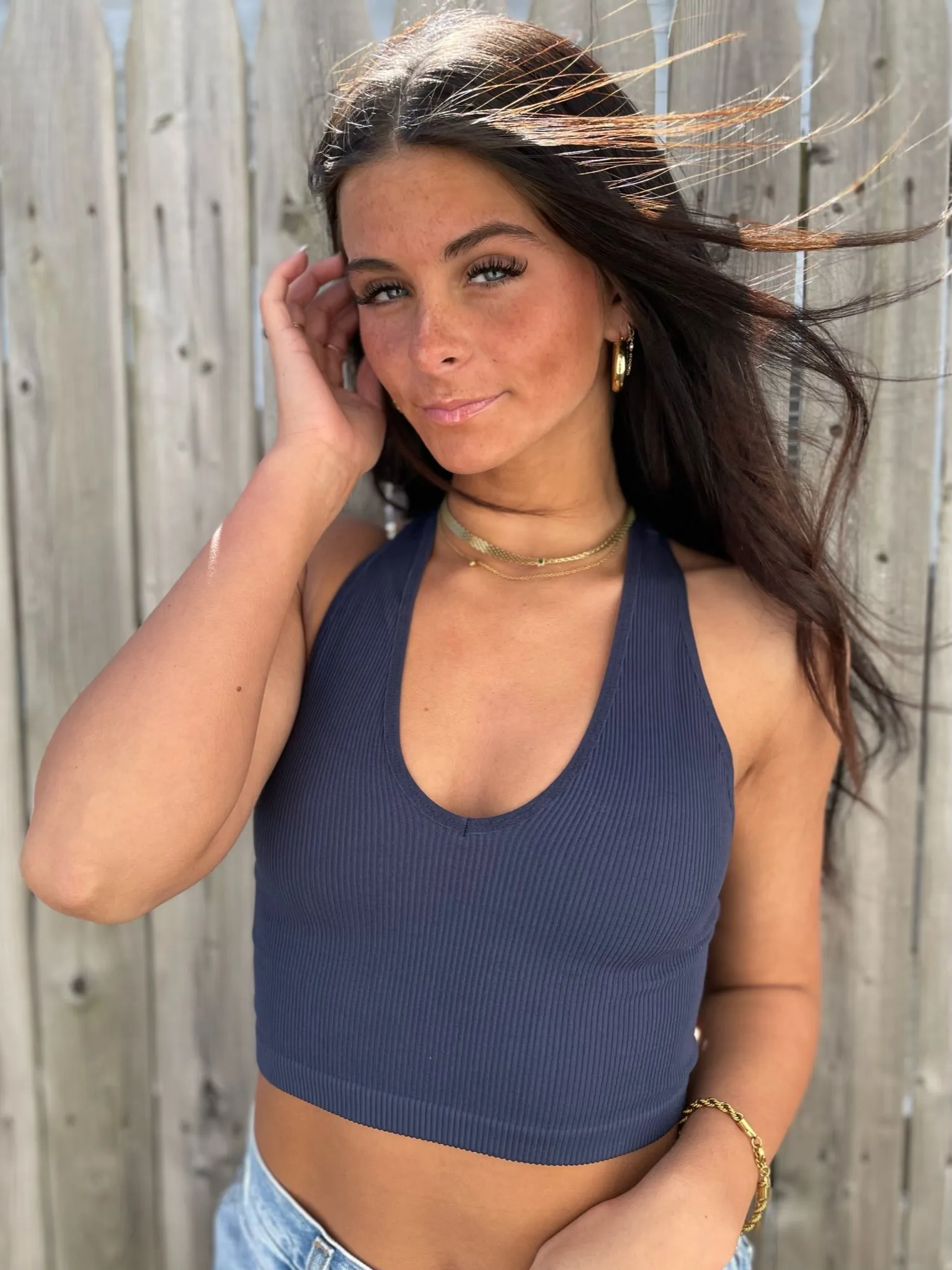 Free People Free Throw Crop
