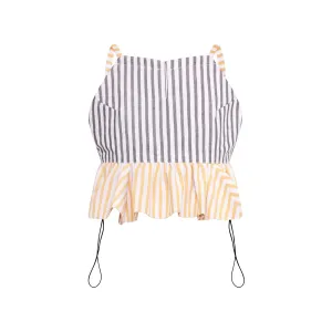 Gestreepte crop-top 