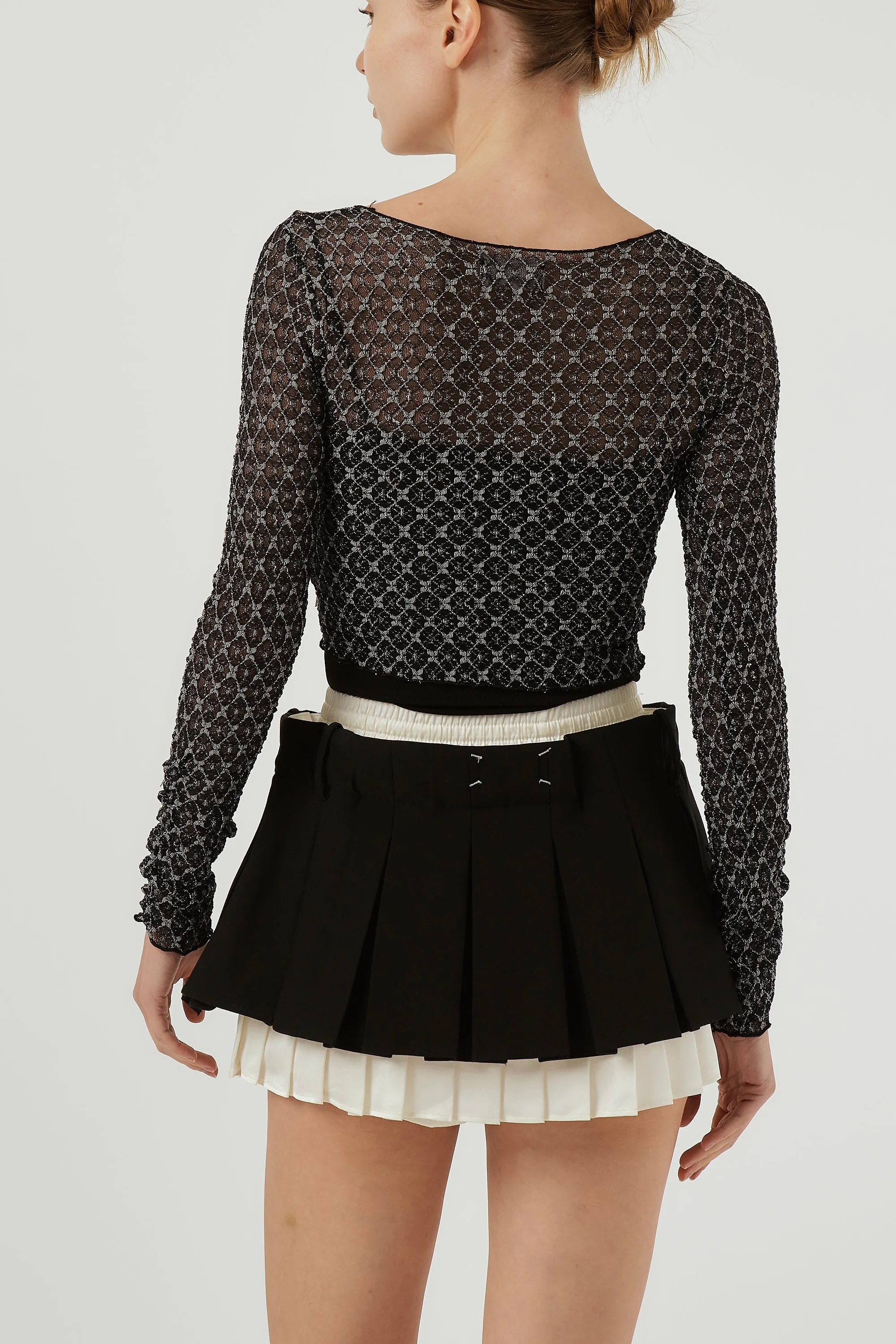 Isabella Lace Cropped Top