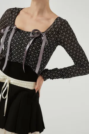 Isabella Lace Cropped Top