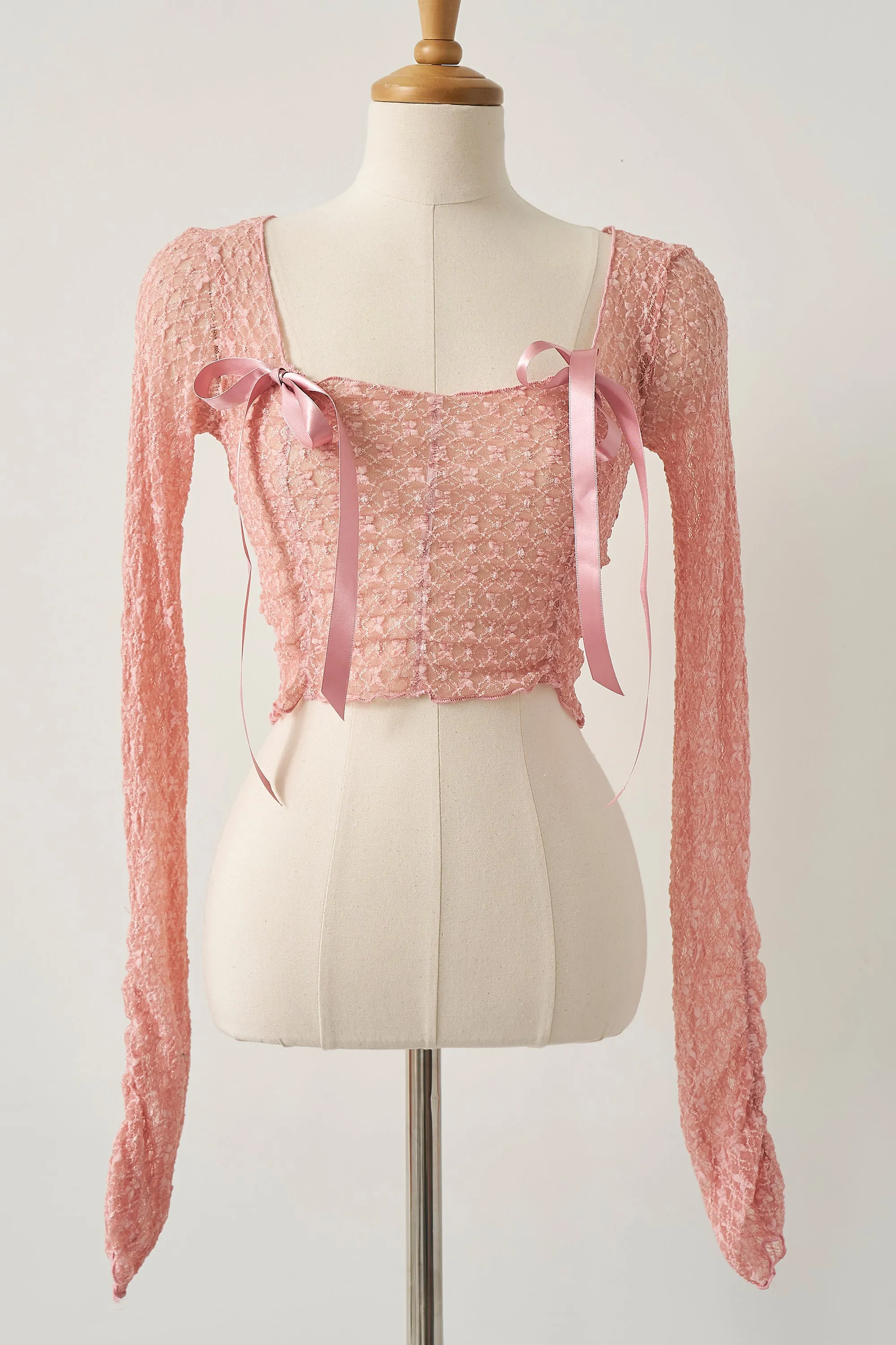 Isabella Lace Cropped Top